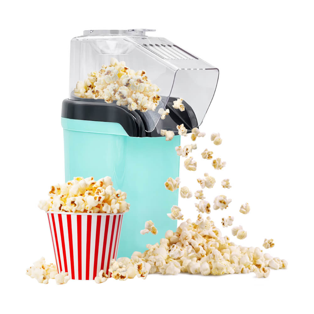 Air Popcorn Popper Machine 1200W Electric Popcorn Kernel Corn Maker